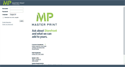 Desktop Screenshot of insite.master-print.com