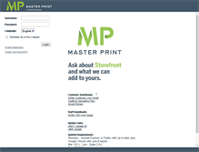 Tablet Screenshot of insite.master-print.com
